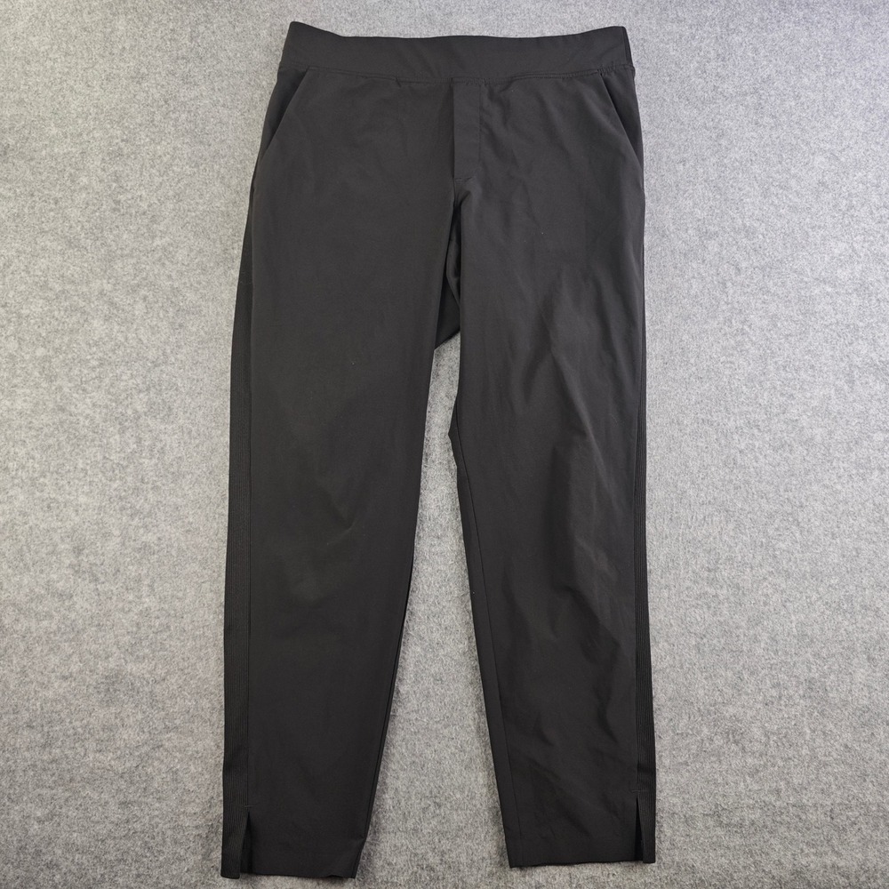 Athleta Brooklyn Ankle Pants Womens 8 Black Tapered Stretch Hiking Travel